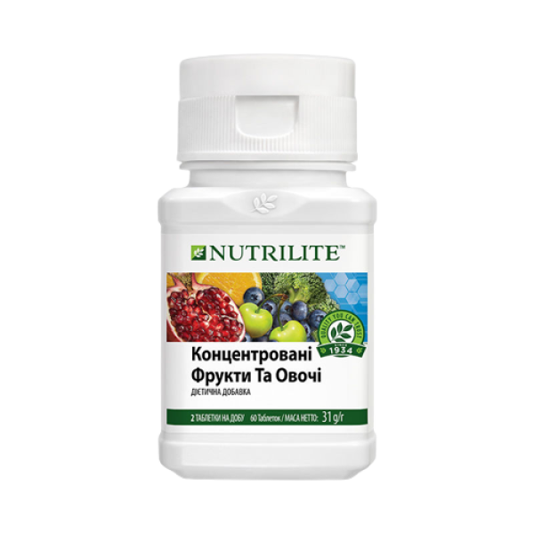 Концентровані фрукти та овочі NUTRILITE